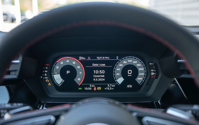 Audi A3 cena 161638 przebieg: 5, rok produkcji 2024 z Krotoszyn małe 301